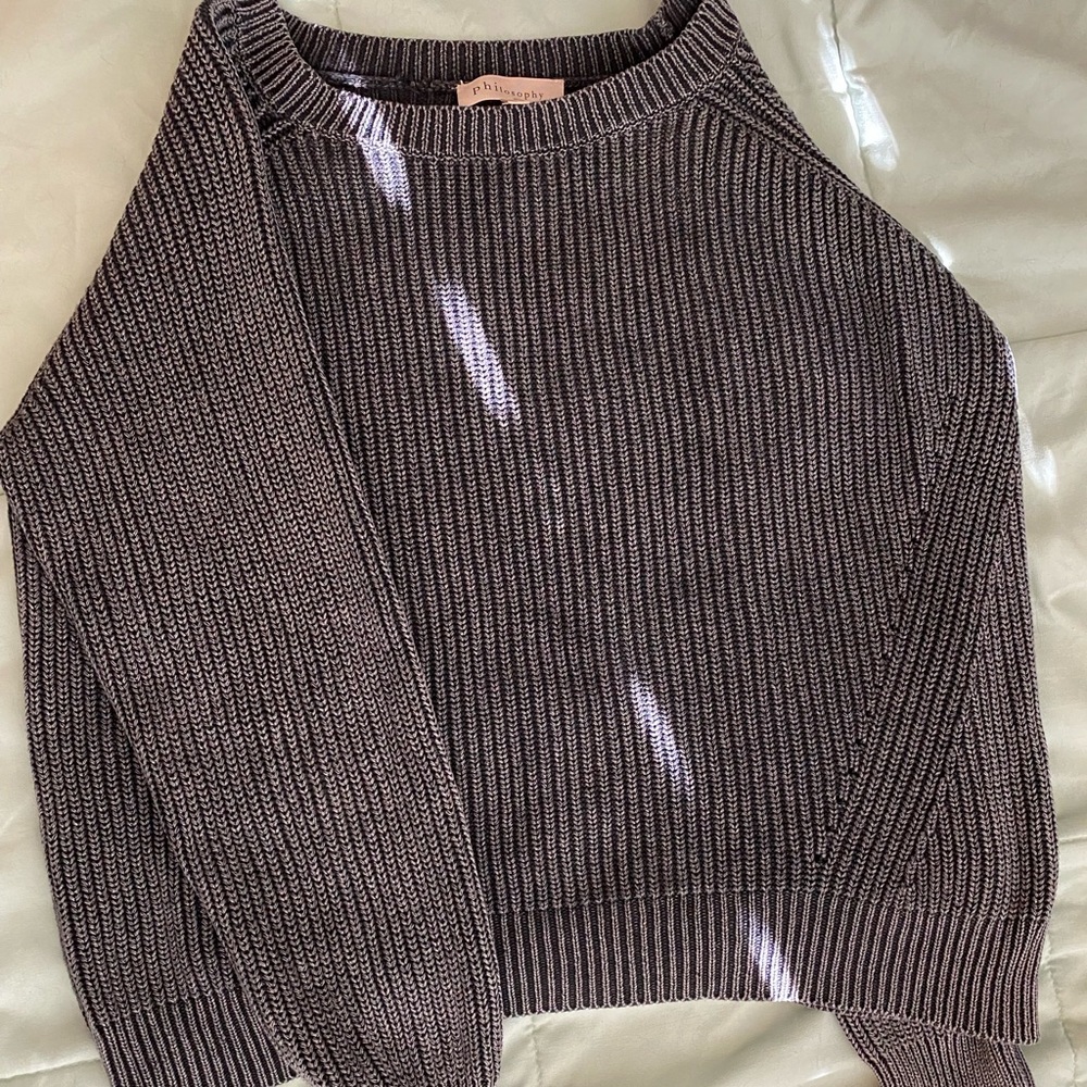 Philosophy Black/Grey Sweater XL